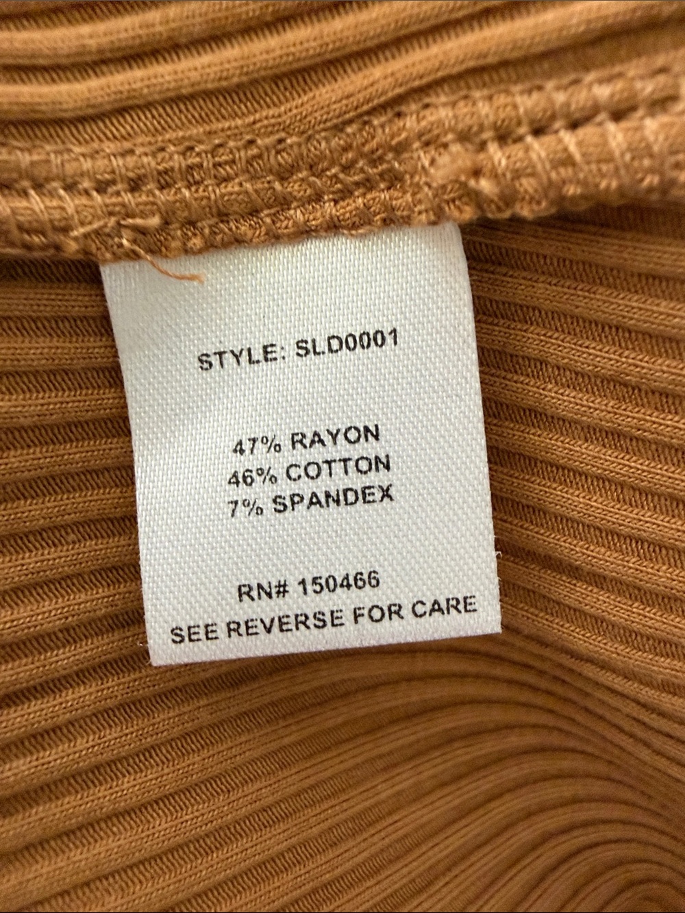 Sugarlips dress XXL camel/mustard color - Picture 6 of 8
